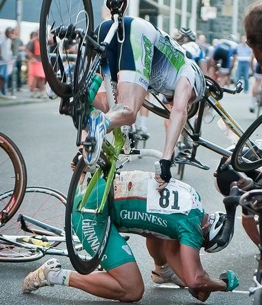 Bicycle crash